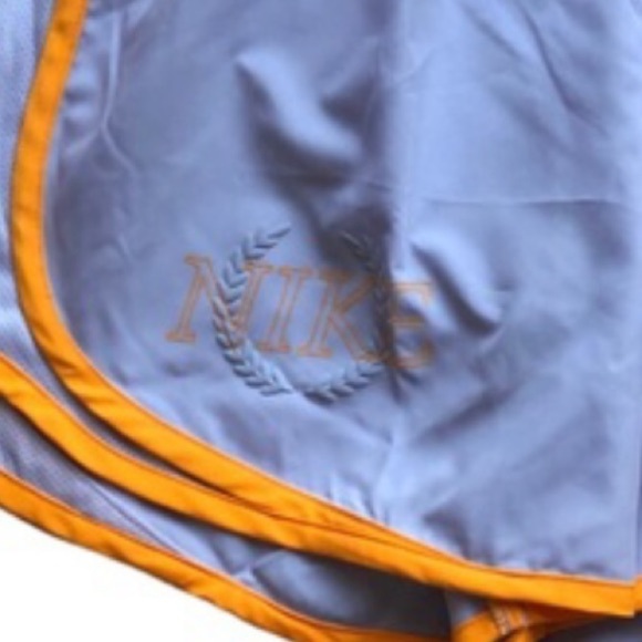 Nike NWT Dri Fit Icon Tempo Shorts Lined Running Shorts Purple Orange Large - Picture 12 of 12